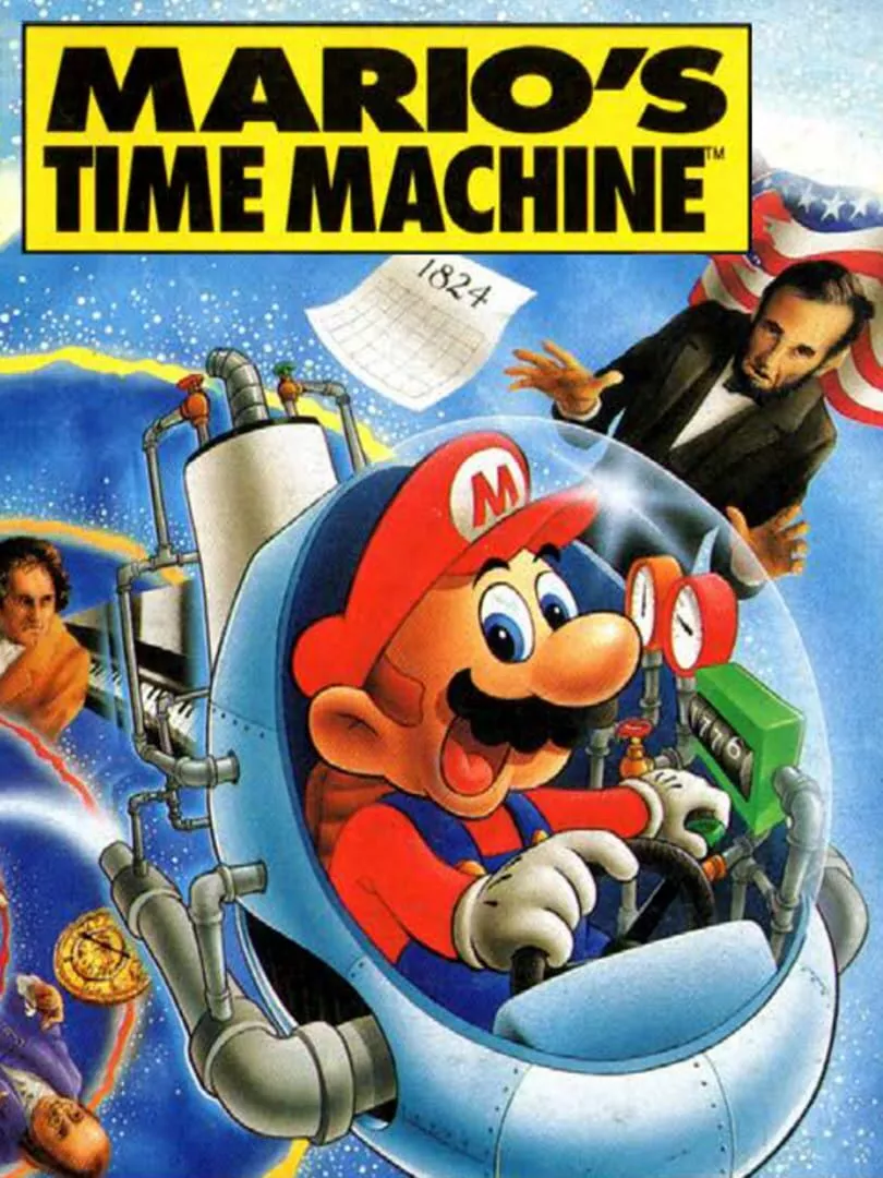 Mario's Time Machine Box Art
