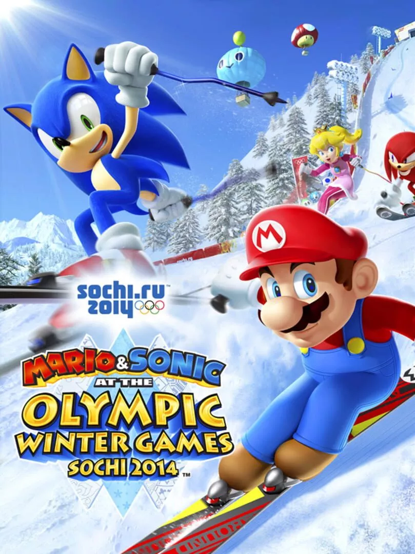 Mario & Sonic at the Sochi 2014 Olympic Winter Games Box Art