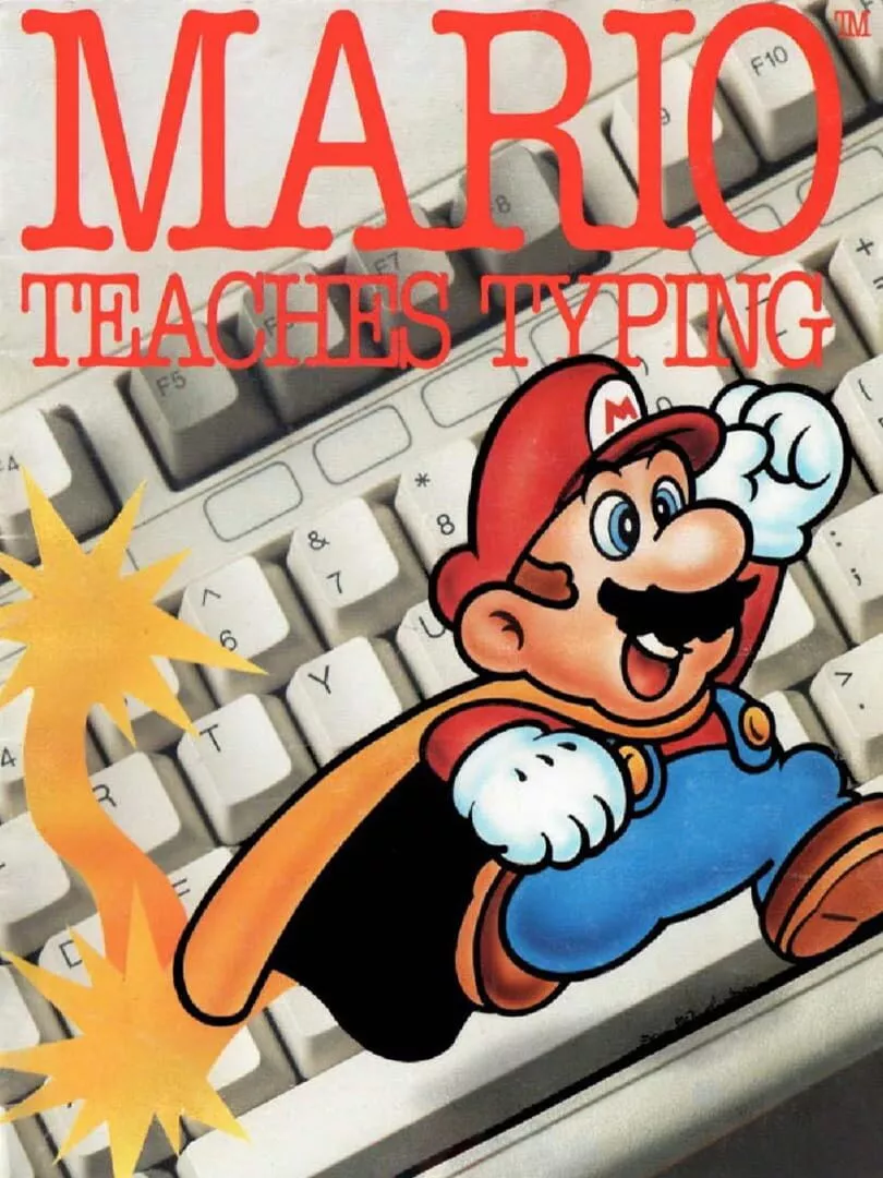Mario Teaches Typing Box Art