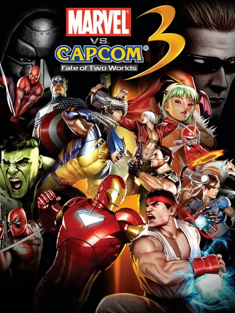 Marvel vs. Capcom 3: Fate of Two Worlds Box Art