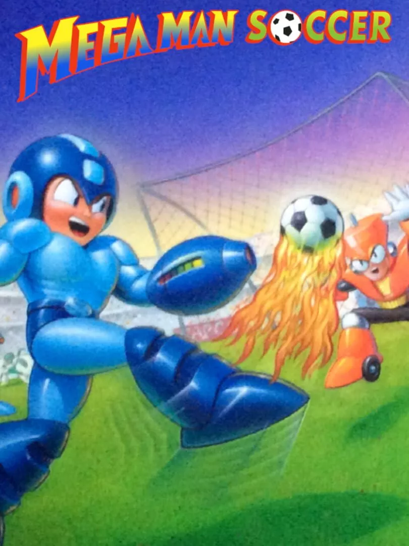 Mega Man Soccer Box Art