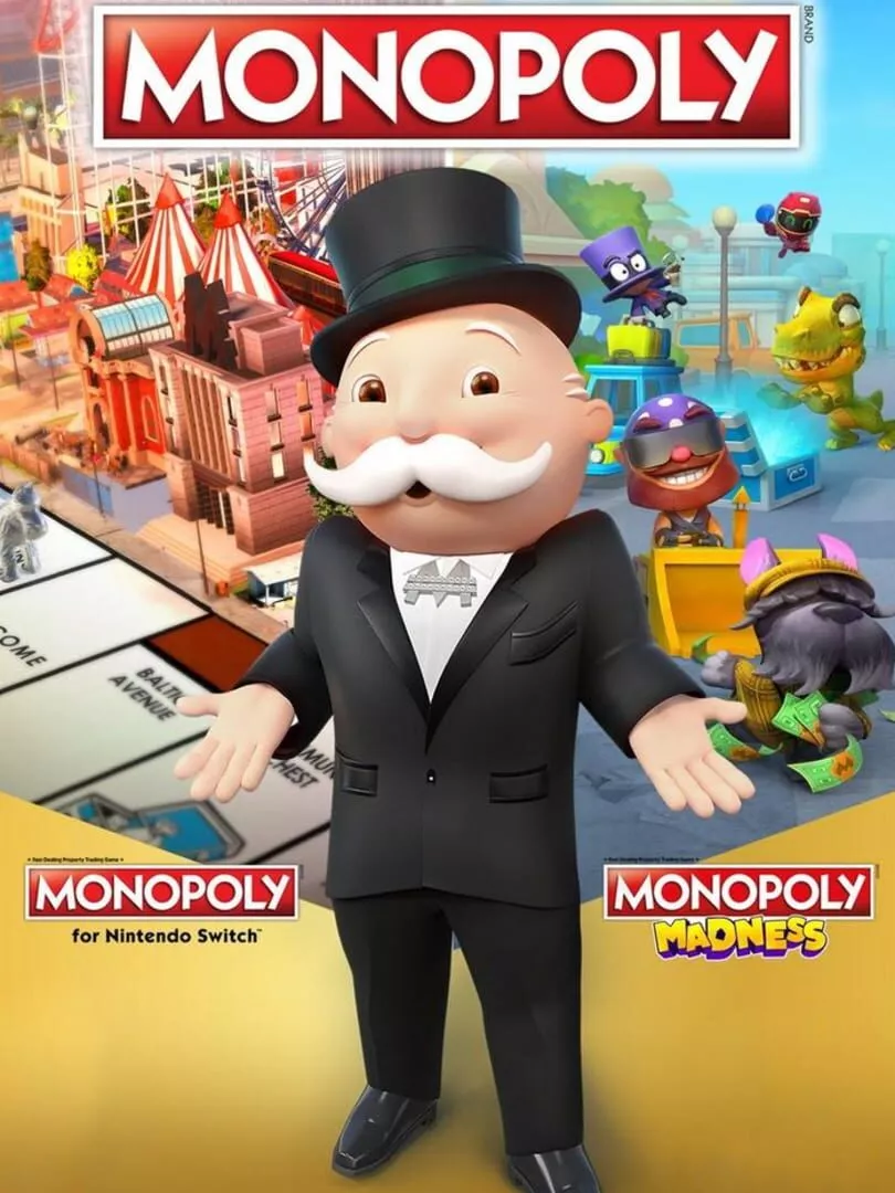 Monopoly and Monopoly Madness Box Art