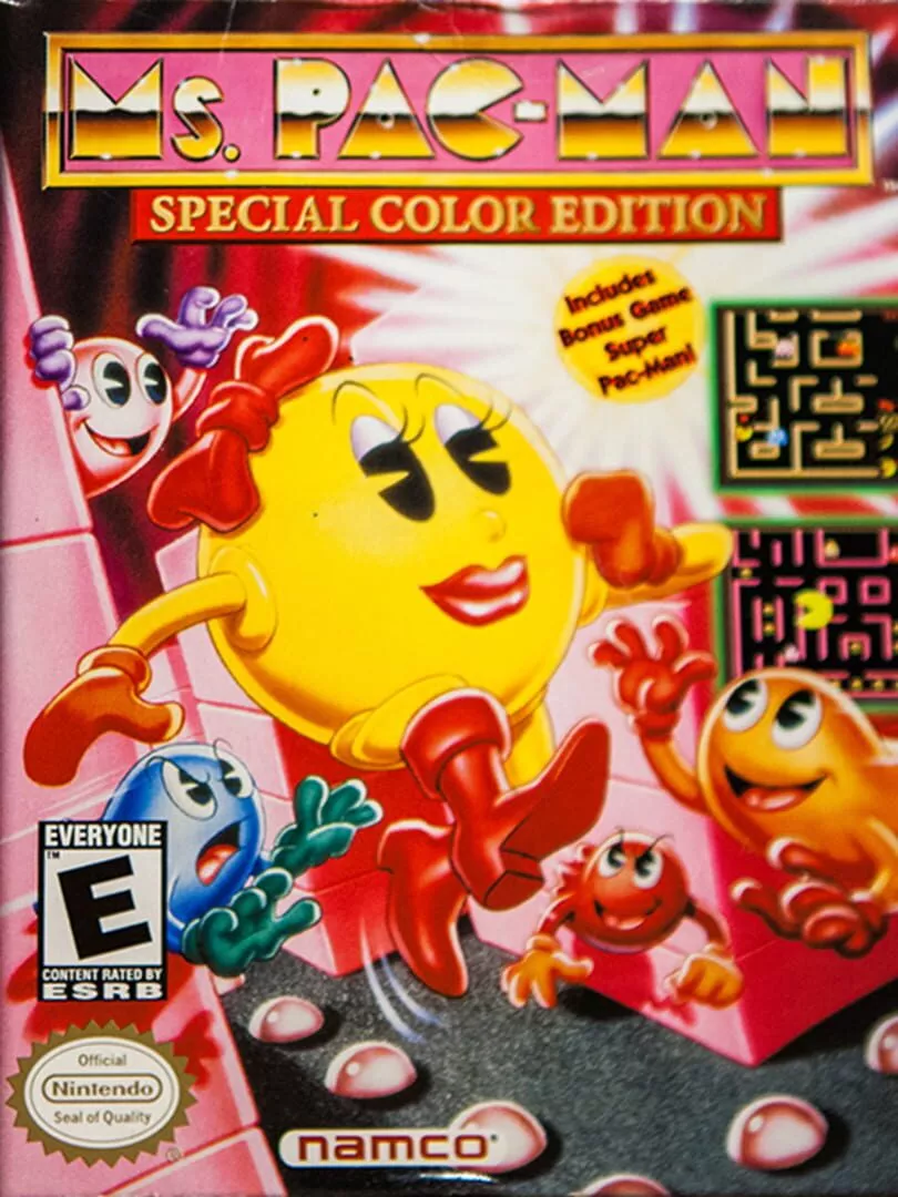 Ms. Pac-Man: Special Color Edition Box Art