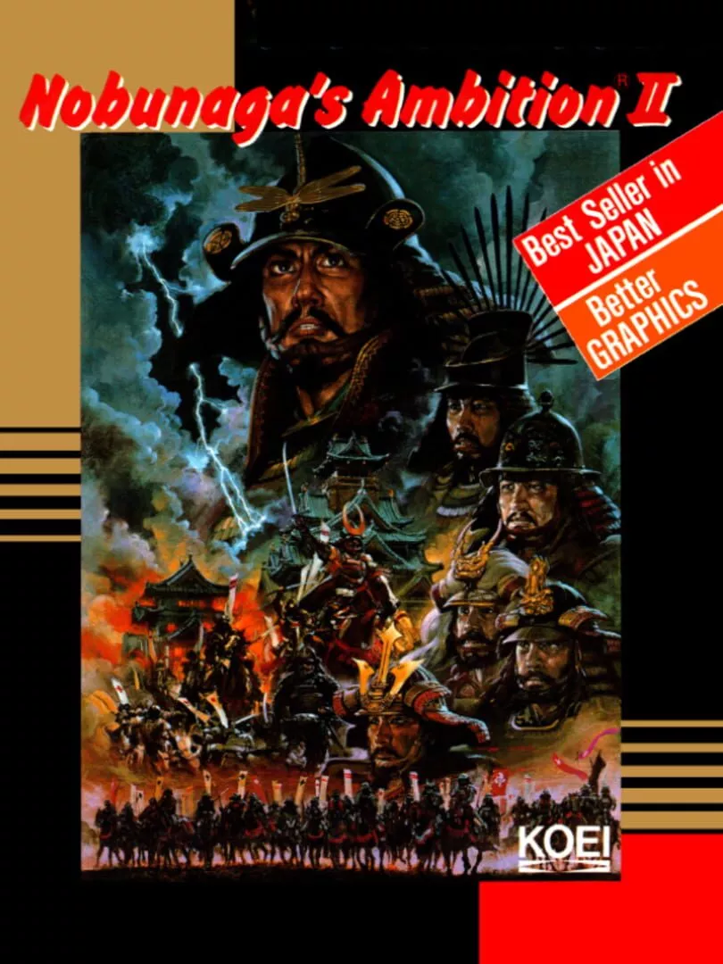 Nobunaga's Ambition II Box Art