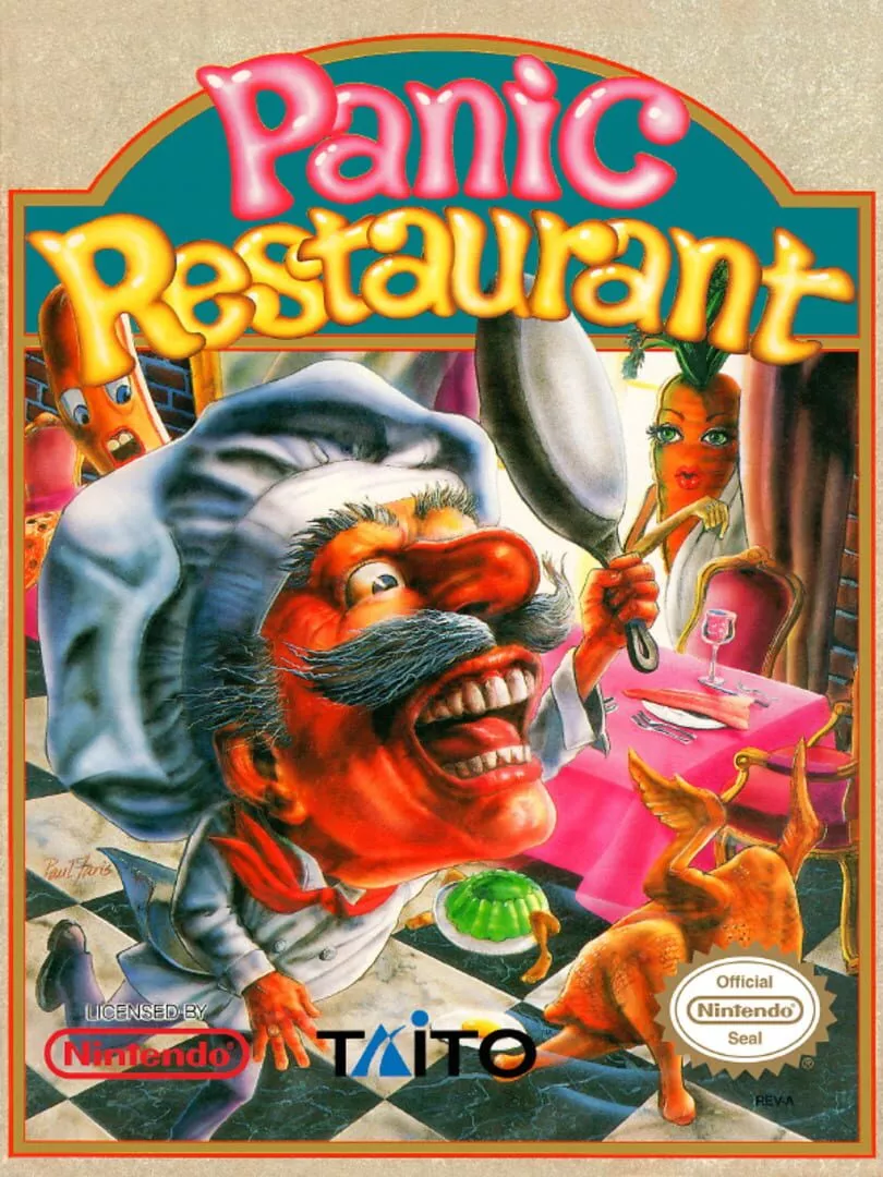 Panic Restaurant Box Art