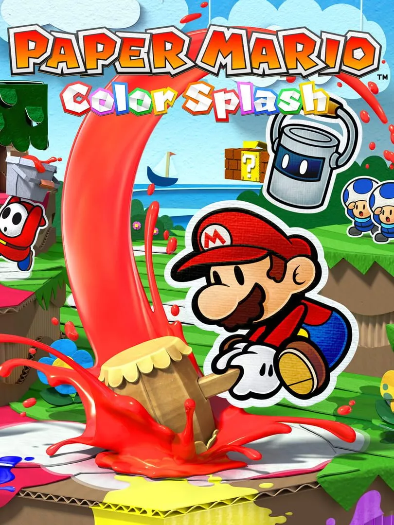 Paper Mario: Color Splash Box Art