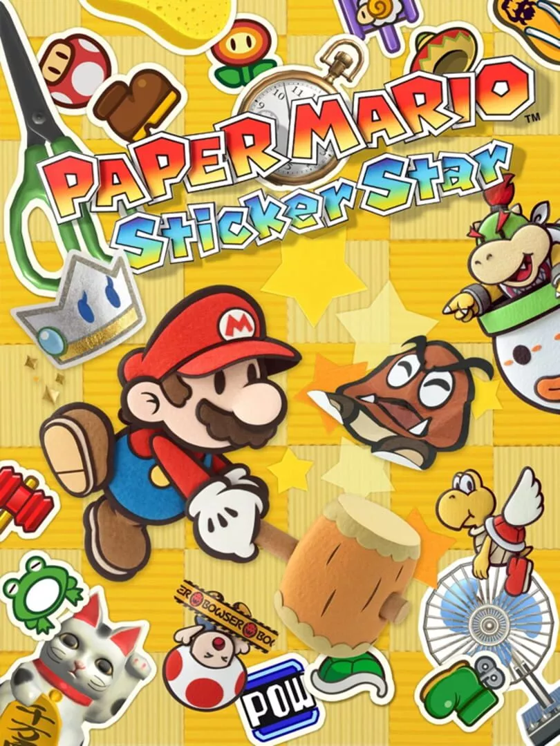 Paper Mario: Sticker Star Box Art