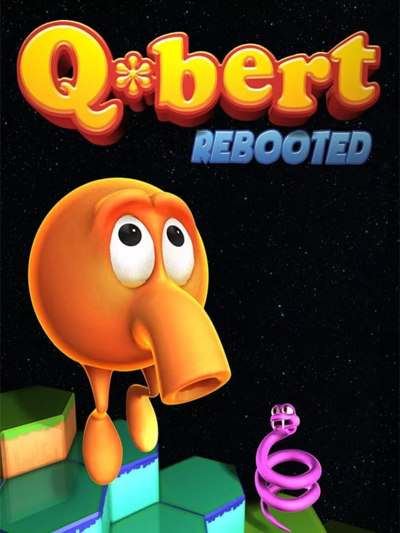 Q*bert: Rebooted Box Art