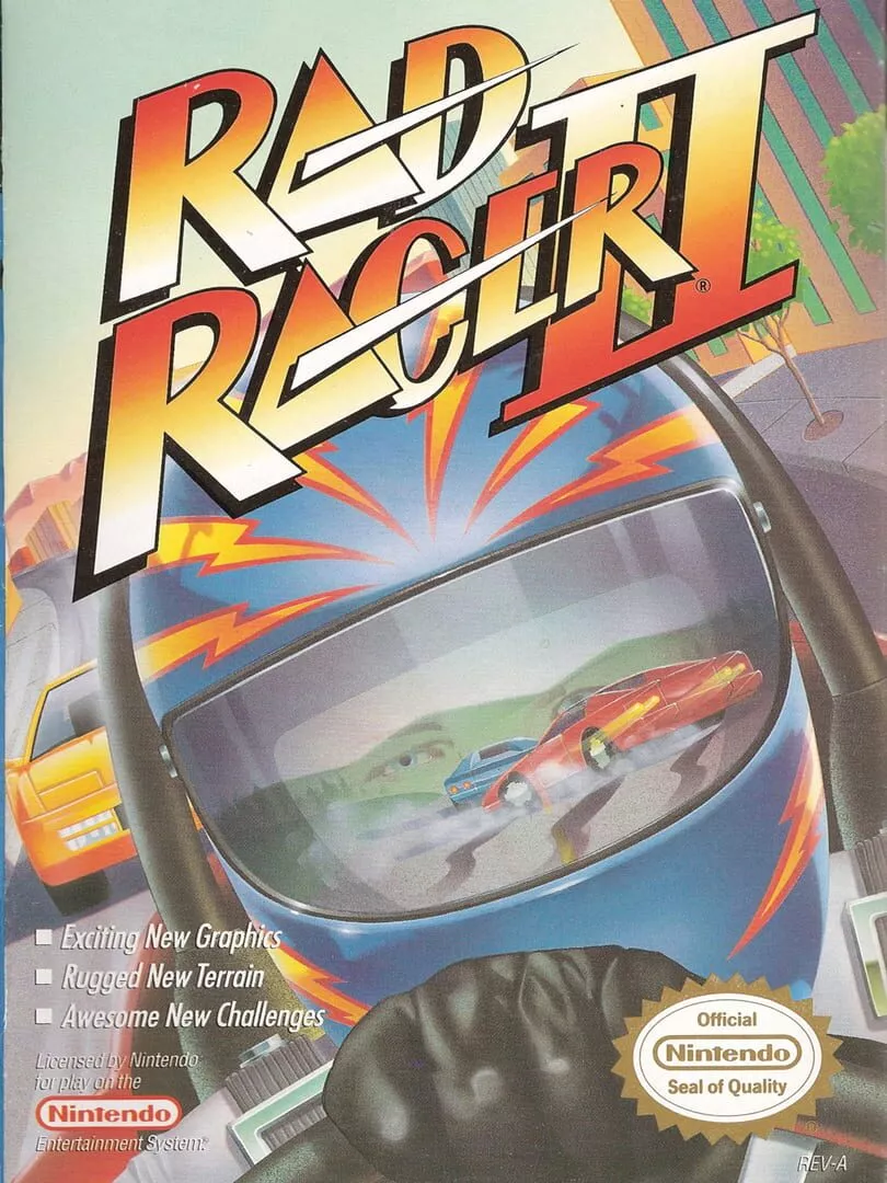 Rad Racer II Box Art
