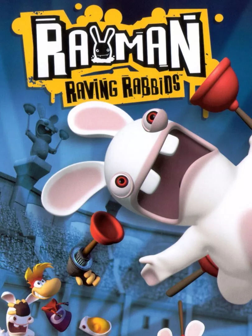 Rayman Raving Rabbids Box Art