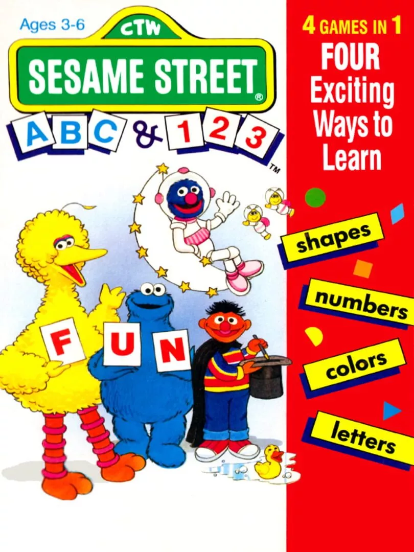 Sesame Street ABC & 123 Box Art