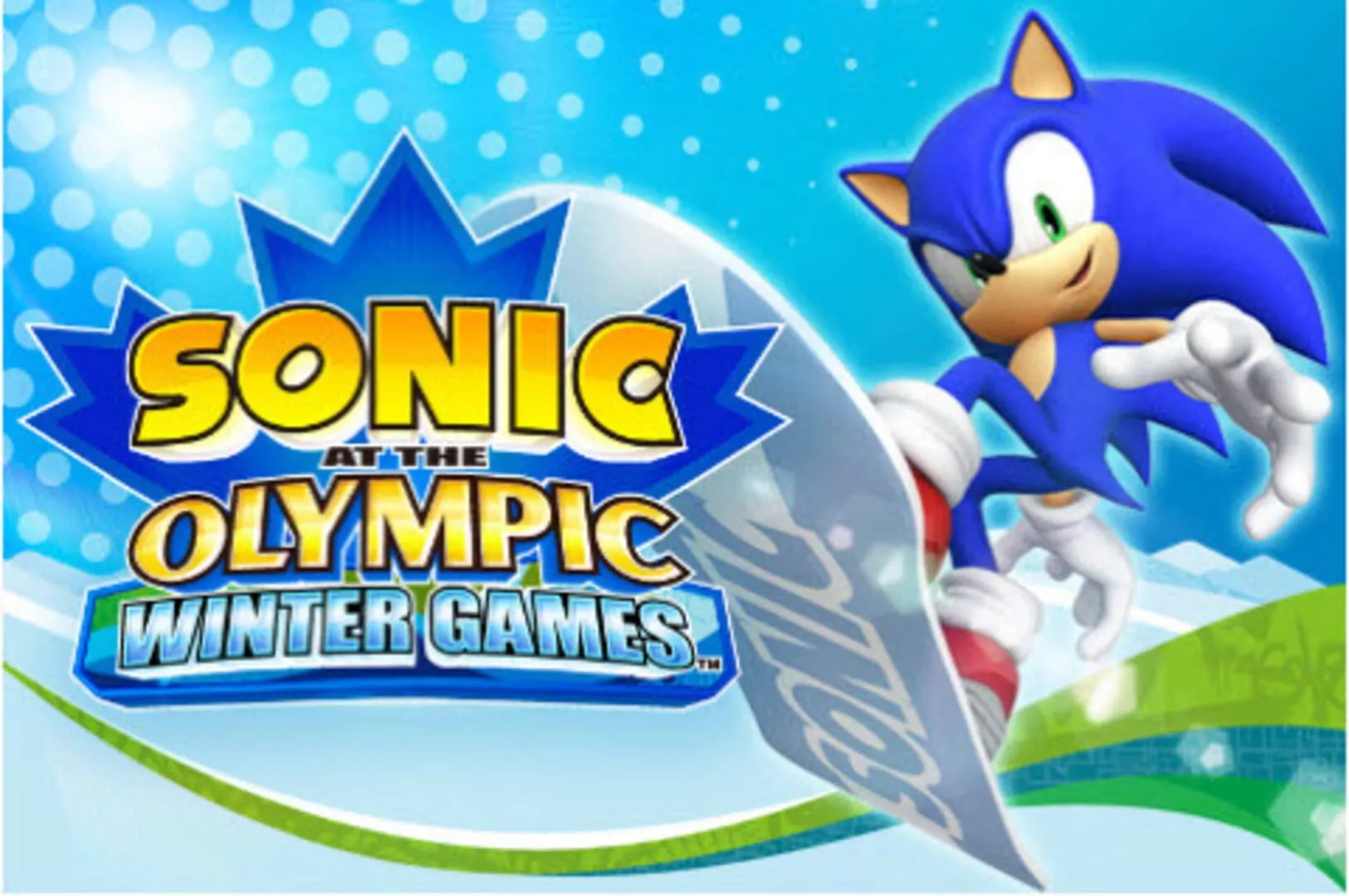 Sonic at the Olympic Winter Games Box Art