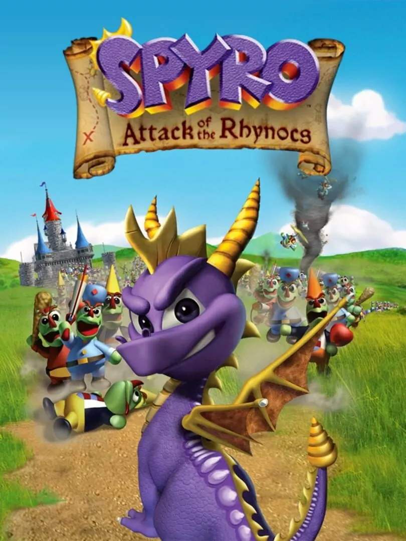 Spyro: Attack of the Rhynocs Box Art