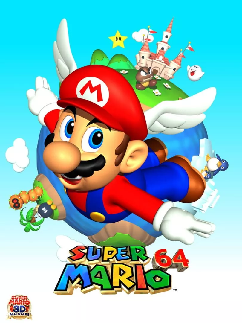 Super Mario 64 Box Art