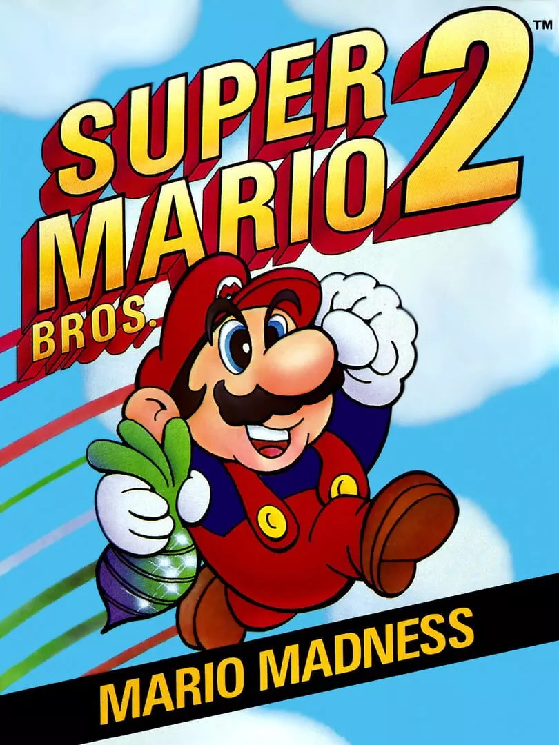 Super Mario Bros. 2 Box Art