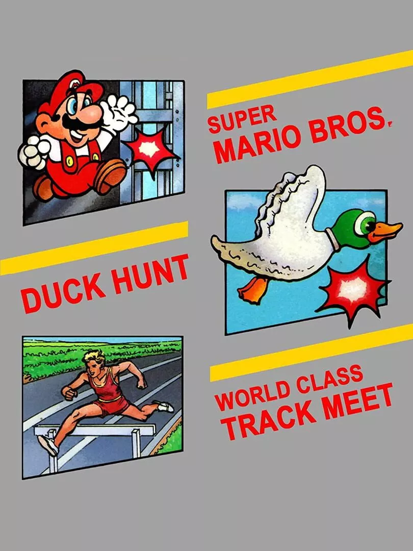 Super Mario Bros. / Duck Hunt / World Class Track Meet Box Art
