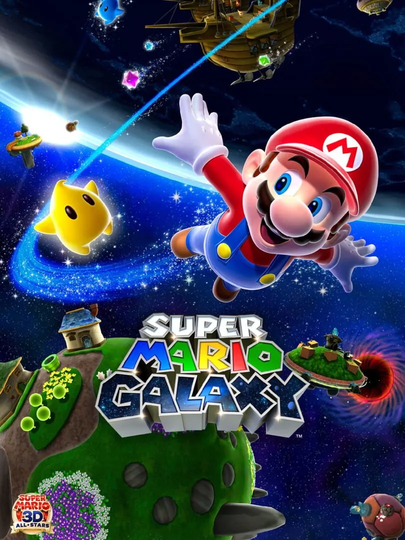 Super Mario Galaxy Box Art