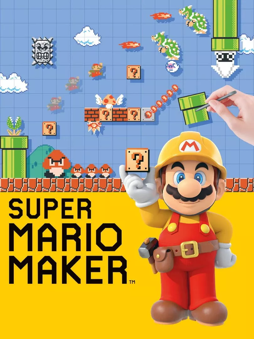 Super Mario Maker Box Art
