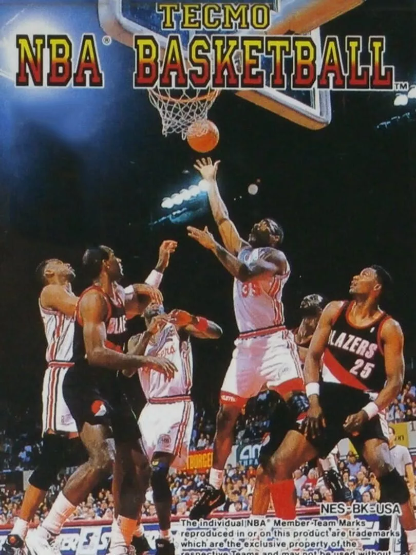 Tecmo NBA Basketball Box Art