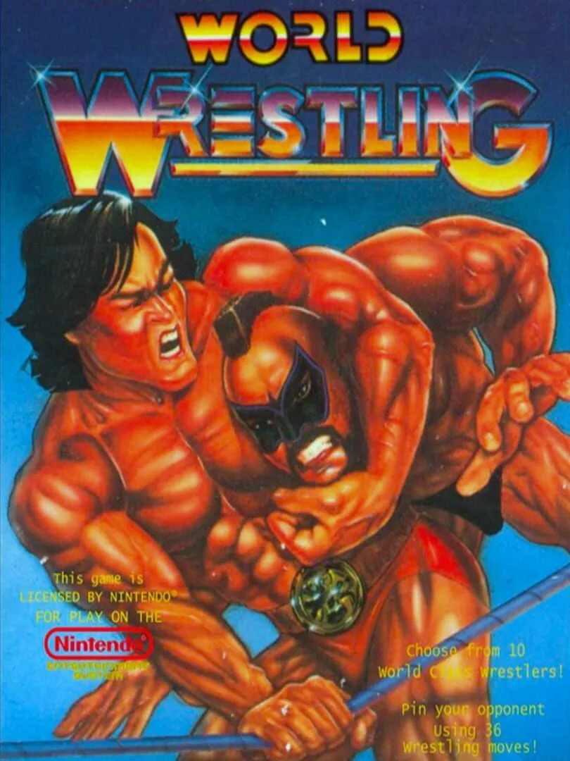 Tecmo World Wrestling Box Art