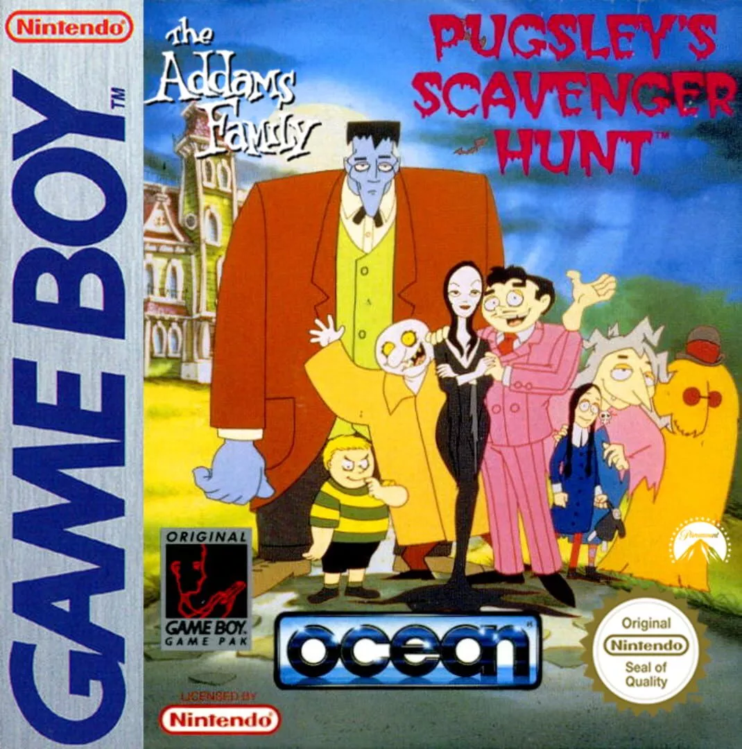 The Addams Family: Pugsley's Scavenger Hunt Box Art
