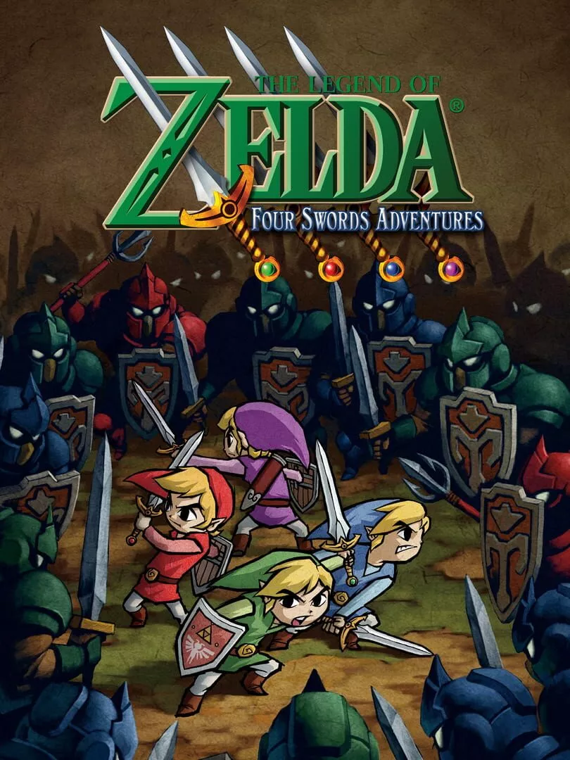 The Legend of Zelda: Four Swords Adventures Box Art