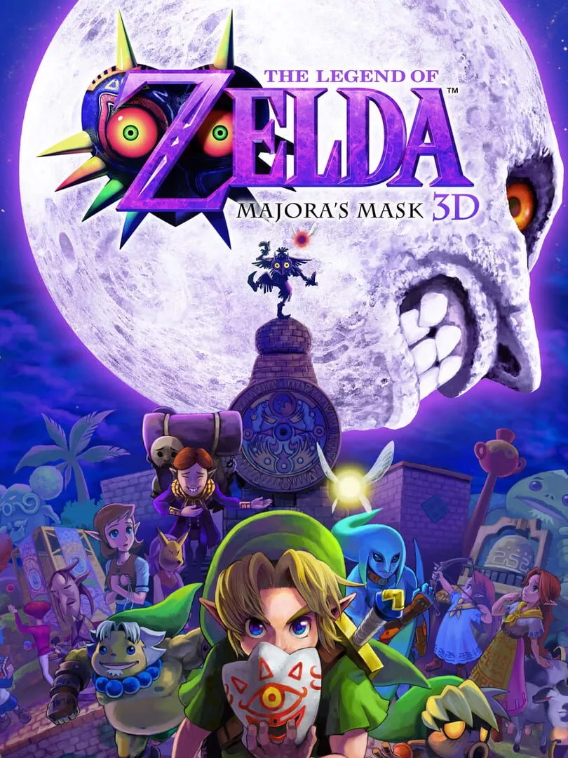 The Legend of Zelda: Majora's Mask 3D Box Art