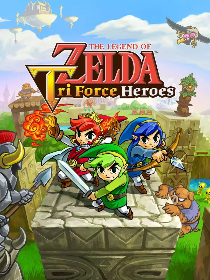 The Legend of Zelda: Tri Force Heroes Box Art