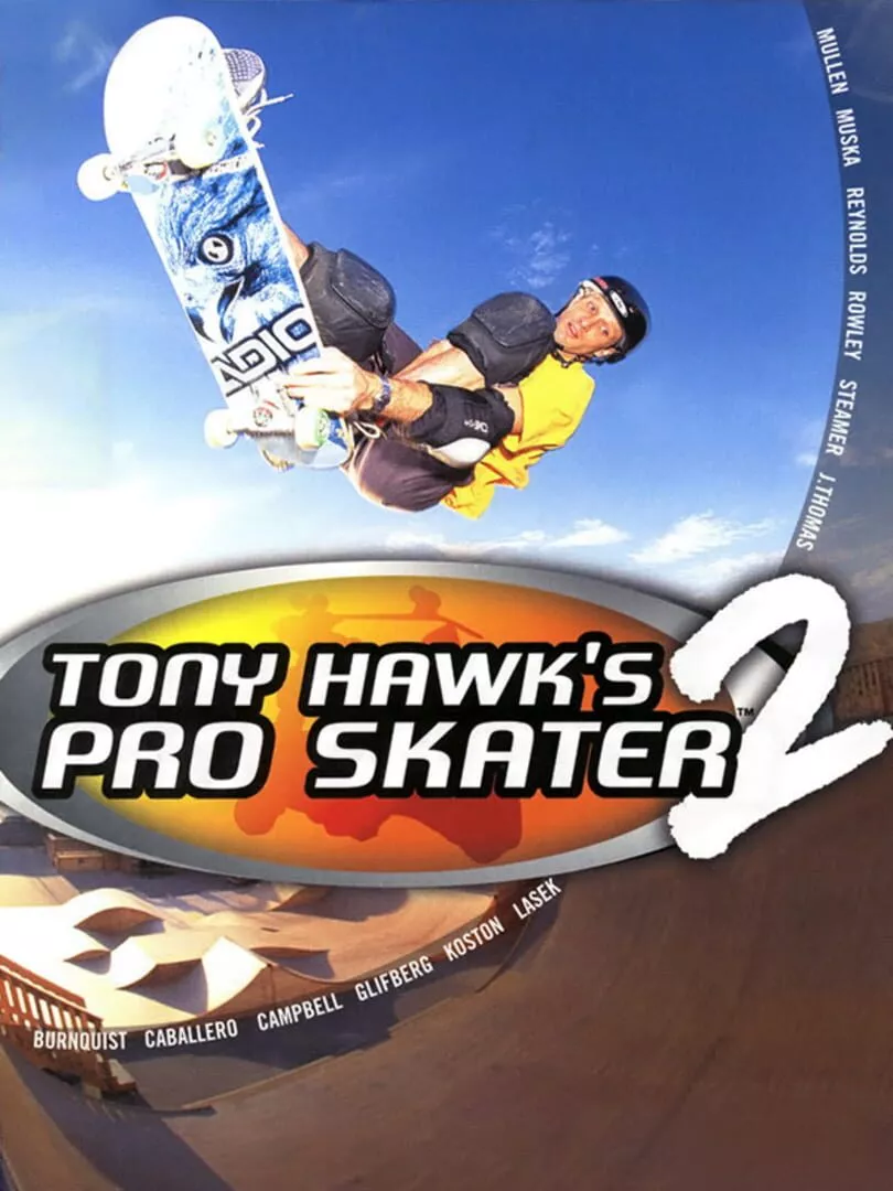 Tony Hawk's Pro Skater 2 Box Art
