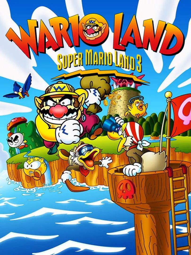 Wario Land: Super Mario Land 3 Box Art